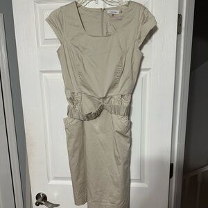 Calvin Klein Women's Belted Midi Dress